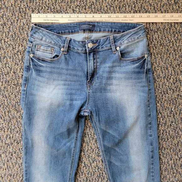 Premium Just USA Skinny Jeans Sz 11 Like New Condition - Picture 10 of 16